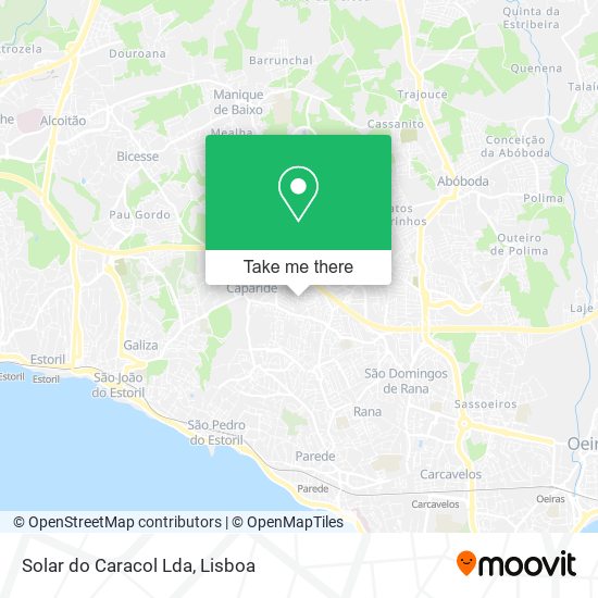 Solar do Caracol Lda mapa