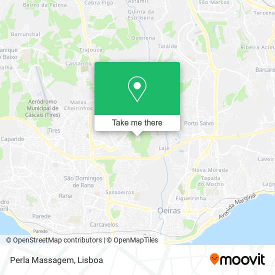 Perla Massagem map