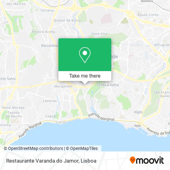 Restaurante Varanda do Jamor map
