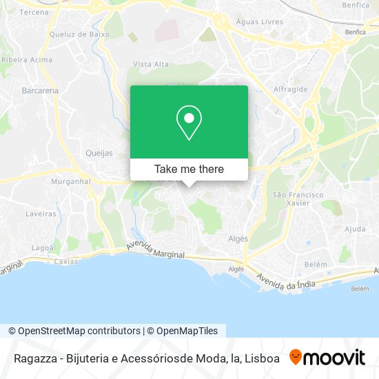 Ragazza - Bijuteria e Acessóriosde Moda, la map