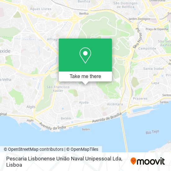 Pescaria Lisbonense União Naval Unipessoal Lda mapa