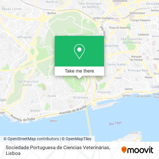 Sociedade Portuguesa de Ciencias Veterinárias map