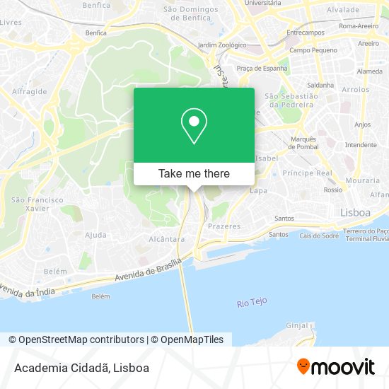 Academia Cidadã map