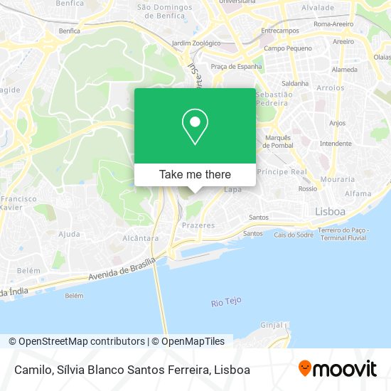 Camilo, Sílvia Blanco Santos Ferreira mapa