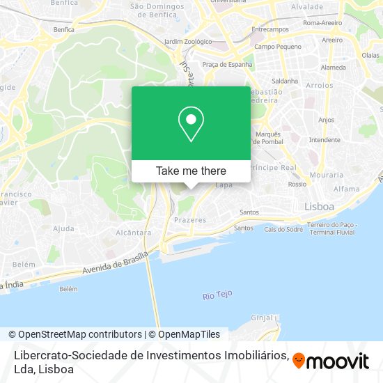 Libercrato-Sociedade de Investimentos Imobiliários, Lda mapa