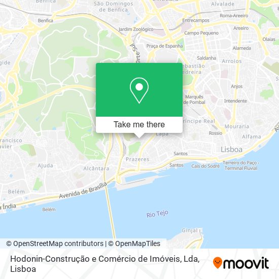 Hodonin-Construção e Comércio de Imóveis, Lda map