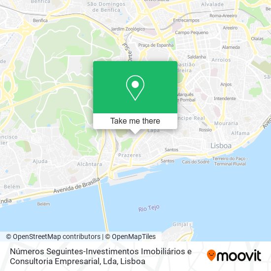 Números Seguintes-Investimentos Imobiliários e Consultoria Empresarial, Lda mapa