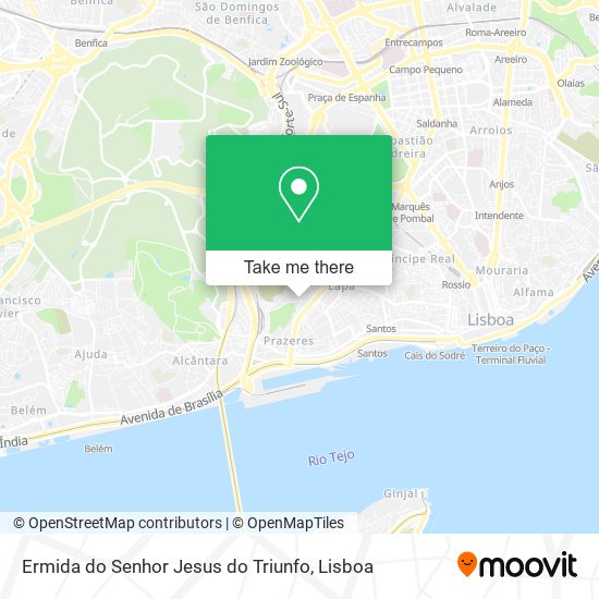 Ermida do Senhor Jesus do Triunfo map