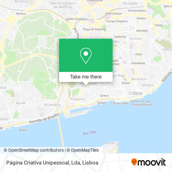 Página Criativa Unipessoal, Lda map