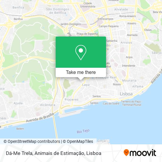 Dá-Me Trela, Animais de Estimação mapa