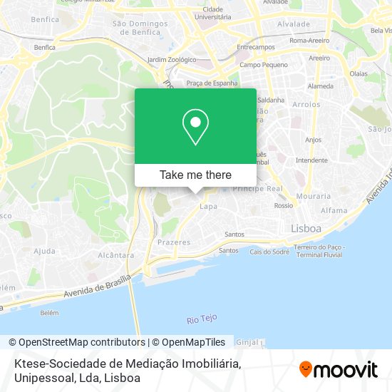 Ktese-Sociedade de Mediação Imobiliária, Unipessoal, Lda map