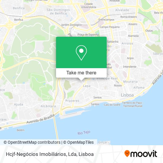 Hcjf-Negócios Imobiliários, Lda mapa