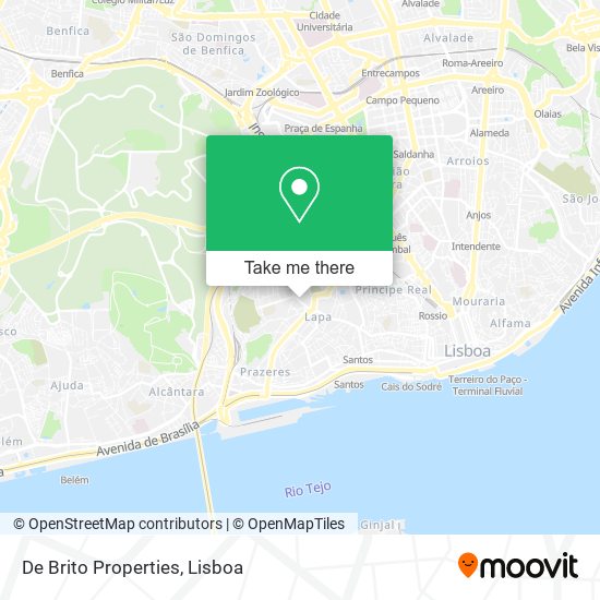 De Brito Properties map