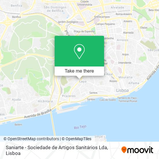 Saniarte - Sociedade de Artigos Sanitários Lda map