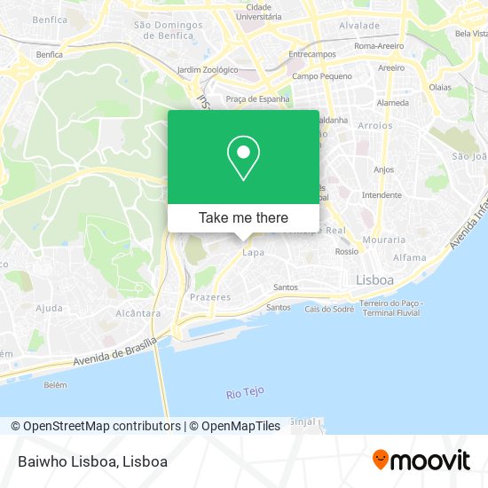 Baiwho Lisboa map