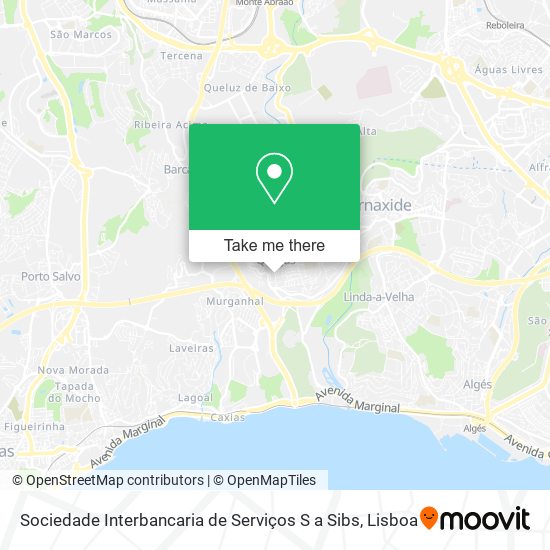 Sociedade Interbancaria de Serviços S a Sibs map