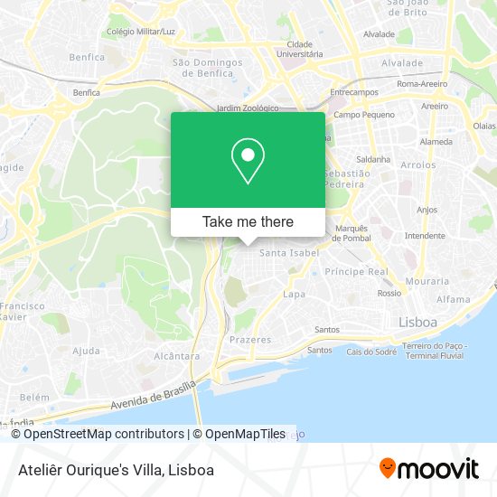 Ateliêr Ourique's Villa map