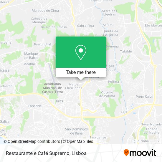 Restaurante e Café Supremo map