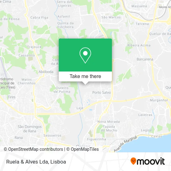 Ruela & Alves Lda map