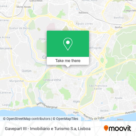Gavepart III - Imobiliário e Turismo S.a mapa