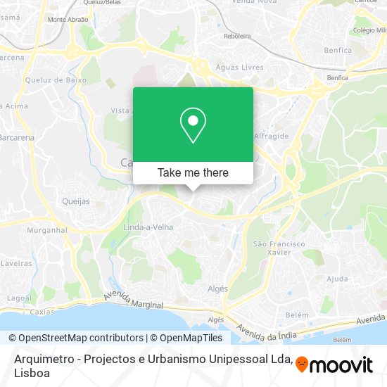Arquimetro - Projectos e Urbanismo Unipessoal Lda map