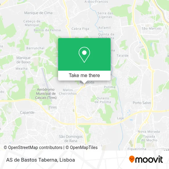 AS de Bastos Taberna map