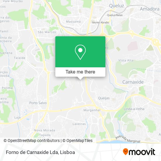 Forno de Carnaxide Lda mapa