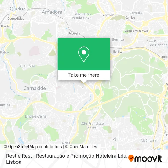 Rest e Rest - Restauração e Promoção Hoteleira Lda map