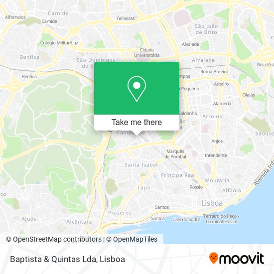 Baptista & Quintas Lda mapa