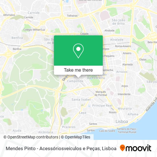 Mendes Pinto - Acessóriosveículos e Peças map