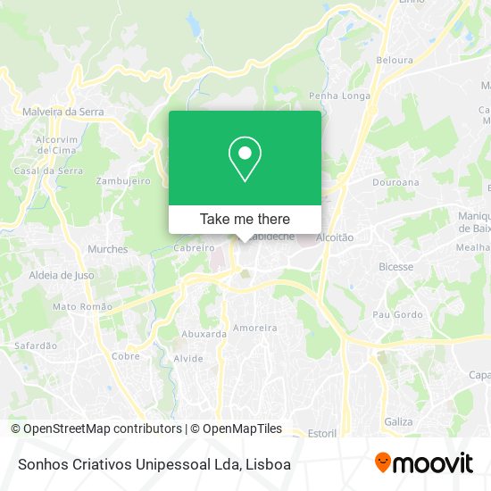 Sonhos Criativos Unipessoal Lda map