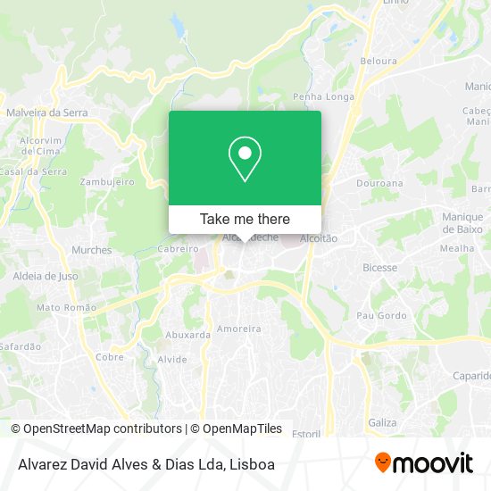 Alvarez David Alves & Dias Lda mapa