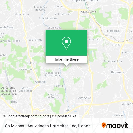 Os Missas - Actividades Hoteleiras Lda mapa