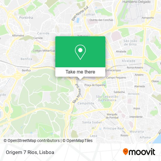 Origem 7 Rios mapa