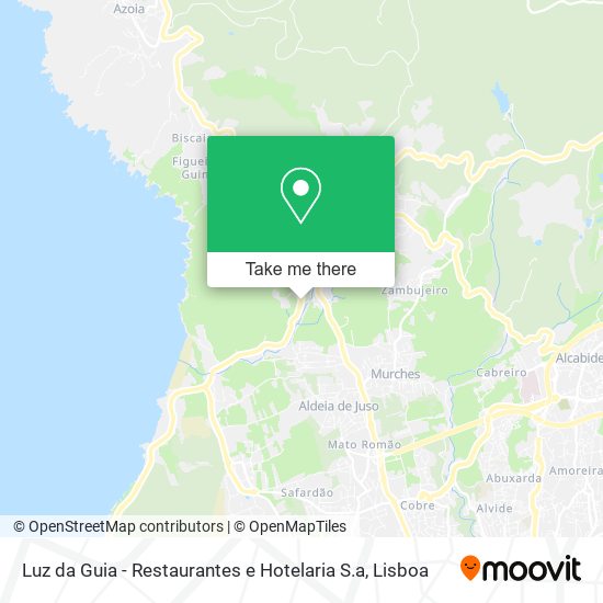 Luz da Guia - Restaurantes e Hotelaria S.a mapa