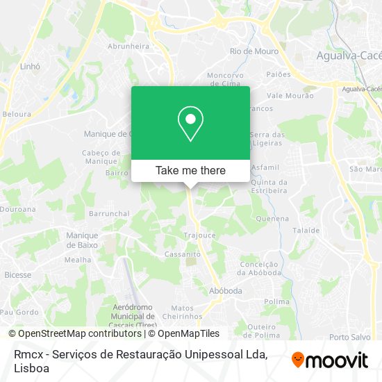 Rmcx - Serviços de Restauração Unipessoal Lda mapa
