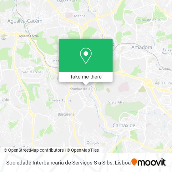 Sociedade Interbancaria de Serviços S a Sibs map