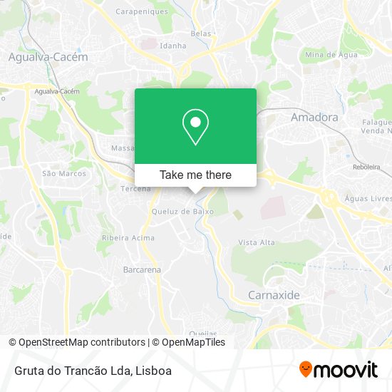 Gruta do Trancão Lda map