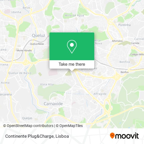 Continente Plug&Charge map