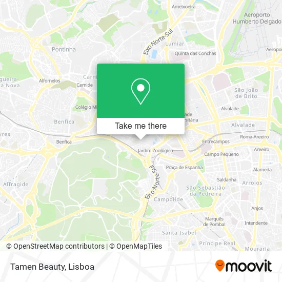 Tamen Beauty map