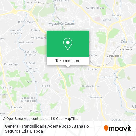 Generali Tranquilidade Agente Joao Atanasio Seguros Lda map