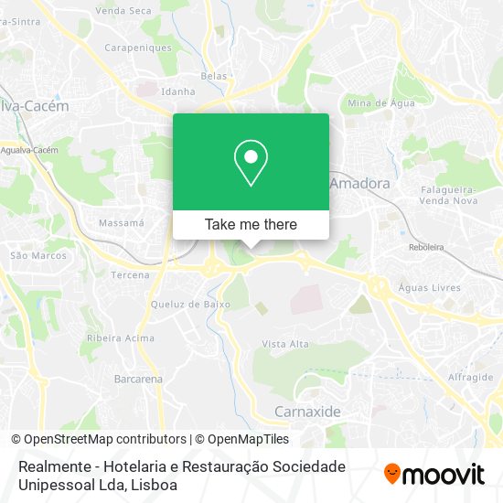 Realmente - Hotelaria e Restauração Sociedade Unipessoal Lda map