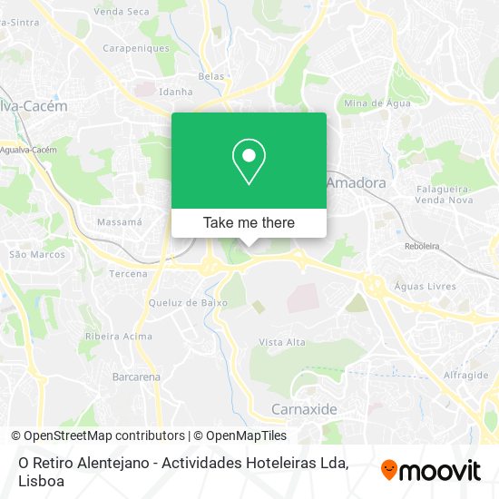 O Retiro Alentejano - Actividades Hoteleiras Lda mapa