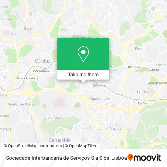 Sociedade Interbancaria de Serviços S a Sibs map