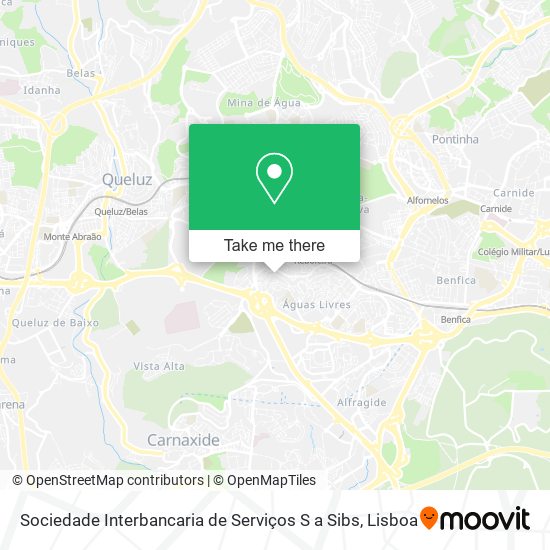 Sociedade Interbancaria de Serviços S a Sibs map