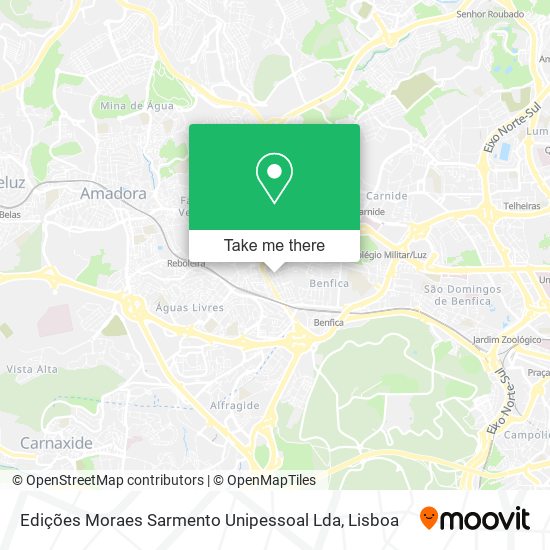 Edições Moraes Sarmento Unipessoal Lda map