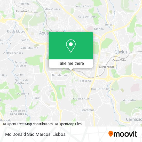 Mc Donald São Marcos map