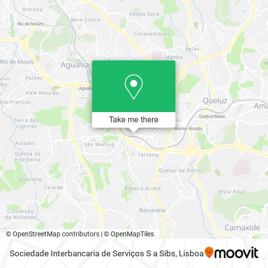Sociedade Interbancaria de Serviços S a Sibs map
