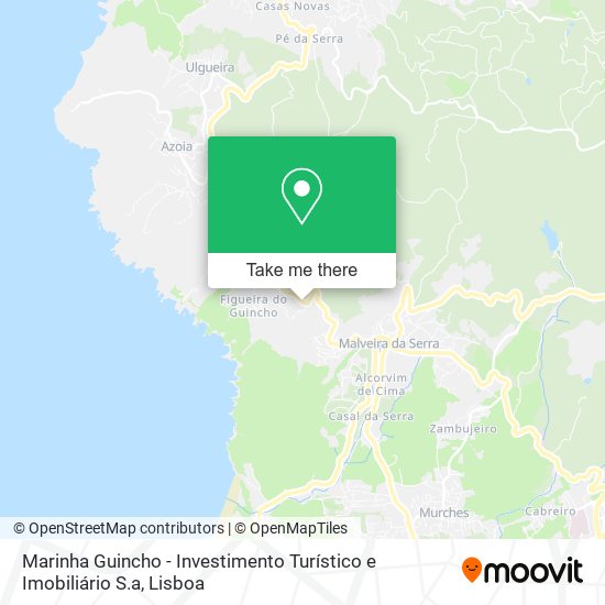 Marinha Guincho - Investimento Turístico e Imobiliário S.a map