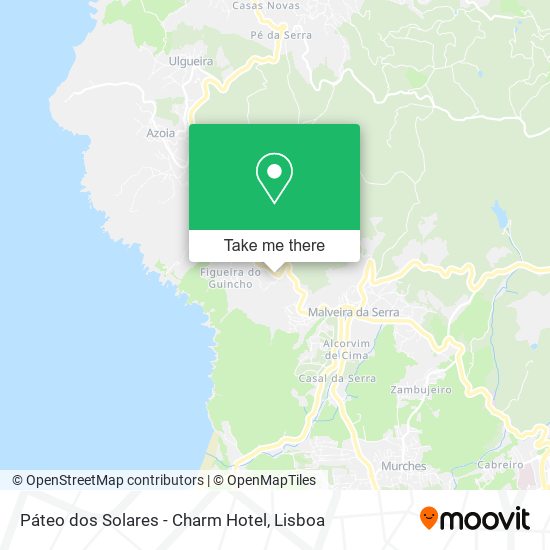 Páteo dos Solares - Charm Hotel mapa